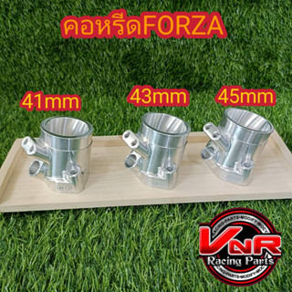 คอไอดีCNC แบบตั้งForza350 ใส่หัวฉีดX-max มีขนาด 41-43-45มิลคอหรีดตั้งCNC Forza 350