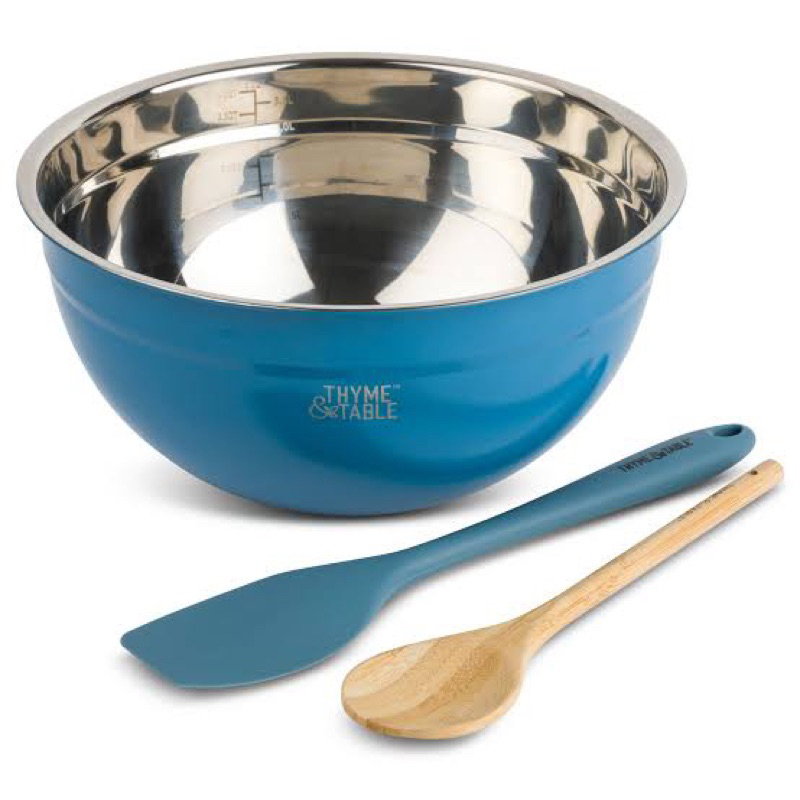 ชามสแตนเลส Thyme&Table Stainless Steel Mixing Bowl