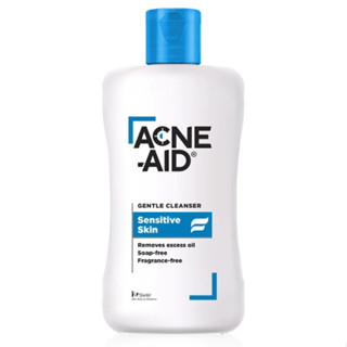 Acne-Aid สีฟ้า Gentle Cleanser 100ml