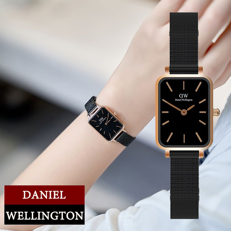 ของแท้ 100% Daniel Wellington นาฬิกา DW QUADRO watch women นาฬิกาหญิง นาฬิกาควอตซ์ เตรียมประเทศไทยเพื่อจัดส่ง