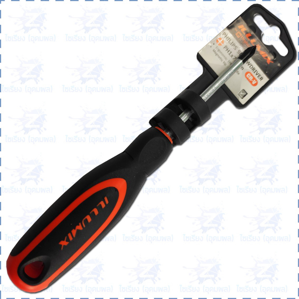 รวมอุปกรณ์ช่าง Illumix ตราช้าง ไขควง คีม ประแจ ตลับเมตร Screwdriver Wrench Pliers Measuring Tape