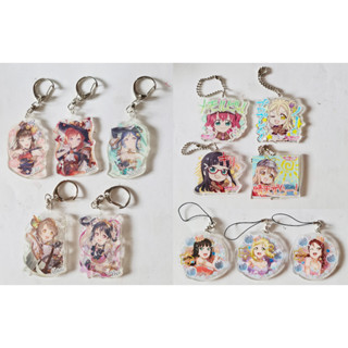 ของสะสมอนิเมะ เลิฟไลพ์ Love Live! School Idol Project X GrandBlue Fantay Acrylic Keychain Japan x 12