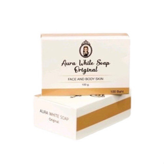 สบู่ออร่าไวท์ Aura white soap 100 g.