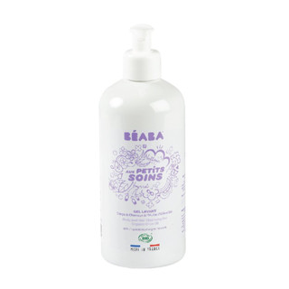 BEABA สบู่เหลวสำหรับอาบน้ำและสระผม Body and Hair Wash Gel with Organic Olive Oil 500 ml