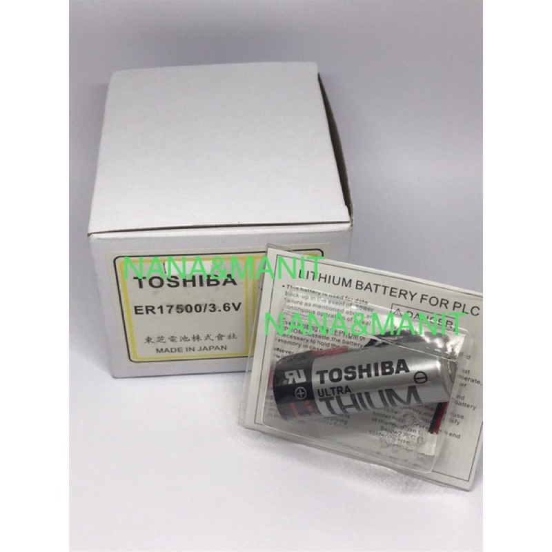 ER17500 /3.6V TOSHIBA BATTERY PLC แจ็คสีขาว