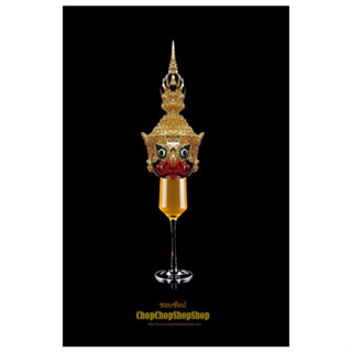 ฝาครอบแก้ว รามเกียรติ์ Ramayana Ban Ruk (4 inch) Long Statue