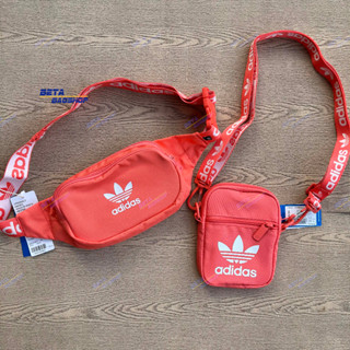 เซ็ตคู่!! Adidas กระเป๋าคาดเอว รุ่น Adicolor Waistb HE9764  /กระเป๋าสะพายข้าง รุ่น AC FESTIVAL BAG HD7165 (ลิขสิทธิ์แท้)