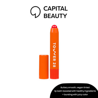 TOWER 28 BEAUTY JuiceBalm Vegan Tinted Lip Balm ลิปบาล์ม