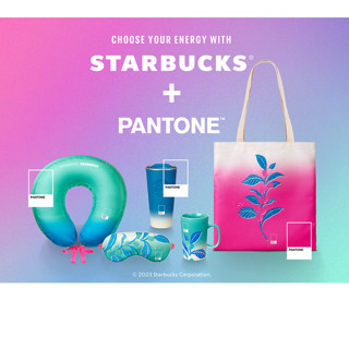 ⭐️Starbucks+Pantone Collection⭐️Starbucks Pantone⭐️สตาร์บัคส์ซัมเมอร์ 2566⭐️Starbucks Summer 2023