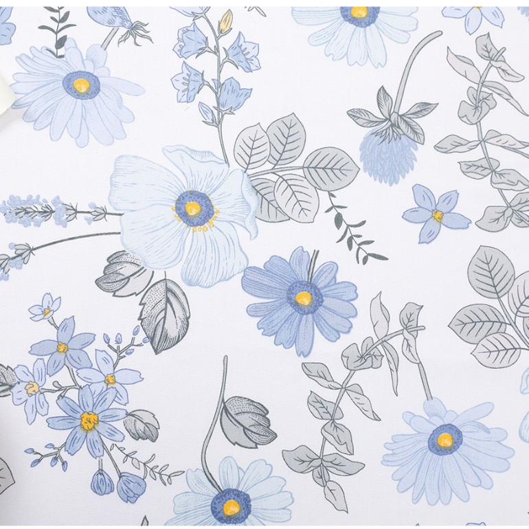 ผ้าคอตตอน 100% ทอทวิล หน้ากว้าง1.6 เมตร พิมพ์ลายผีเสื้อ ตัดขายเป็นเมตร