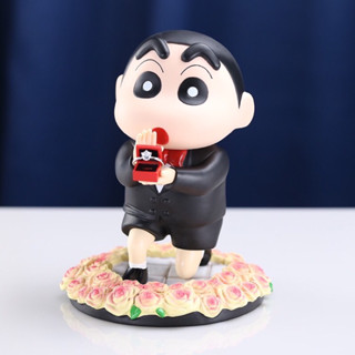 (กรุงเทพ) ชินจัง Will you marry me? Crayon Shin-chan แต่งงานกันมั้ยก๊าบ? PVC Figure  18 cm