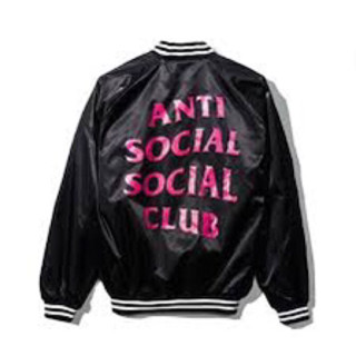 ใหม่พร้อมส่ง ของแท้ Anti Social Social Club Baseball Jacket