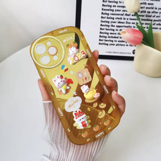 เคสนูนTPU ลายการ์ตูนน่ารัก Vivo Y02 Y02S Y16 V25 Y21T T1X Y33S Y21 Y33T Y12A Y12S Y20 Y20S เคสแบบนิ่ม