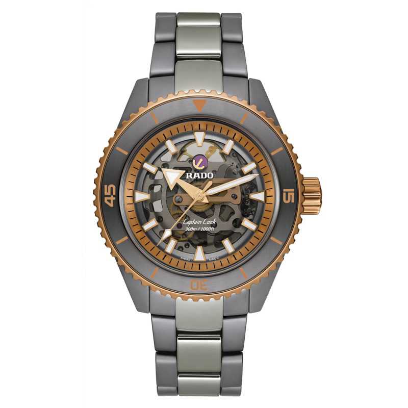 144720 บาท นาฬิกา RADO Captain Cook High-Tech Ceramic Skeleton (R32148162) Watches