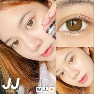 JJ Brown ยี่ห้อ Wink ฝาดำ (ขนาด14.5) สายตาปกติ0.00 คอนแทคเลนส์ วิ้งค์ว้าว