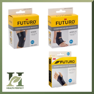 Futuro Compression Basics 3 รุ่น Wrist (ข้อมือ) / Ankle (ข้อเท้า) / Knee (เข่า) ฟูทูโร่ ชนิดปรับกระชับได้ รุ่นเบสิก