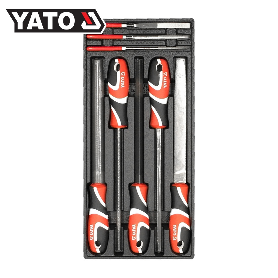 (จัดส่งฟรี) YATO YT-55440 ชุดถาดเครื่องมือ ชุดตะไบ 8 ตัวชุด