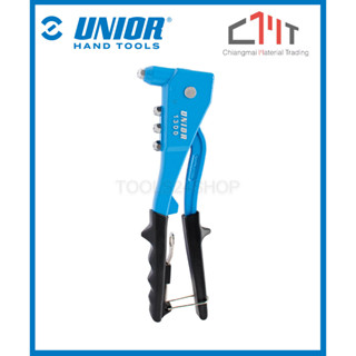 คีมย้ำรีเวท มีหัวเปลี่ยนรวม 4 หัว No.1300/6 (Hand Riveter) ยี่ห้อ UNIOR