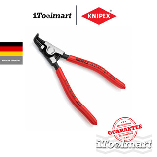 KNIPEX คีมถ่างแหวนปากงอ 46 21 A01 SB ด้ามพลาสติก 3-10mm.