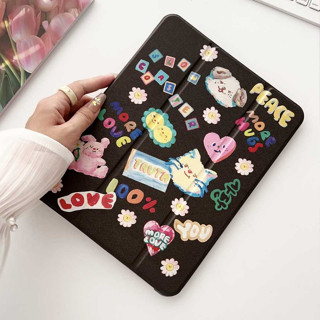 เคสไอแพด Gen9 gen10 Air5 เคสiPad casetify แกะตลก แมว Gen8 หมีน่ารัก Air4 Case iPad 11pro 2022 2021 gen7 ใส่ปากกาได