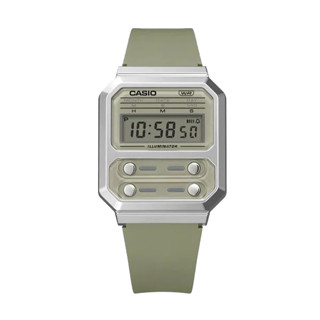 [ประกันร้าน] Casio นาฬิกาข้อมือ รุ่น A100WEF-3ADF-S Vintage Green