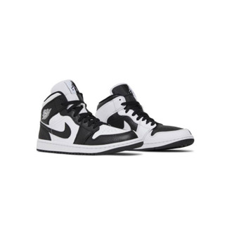 (พร้อมส่ง ของแท้100%) AIR JORDAN 1 MID HOMAGE BLACK WHITE( W) 🐼