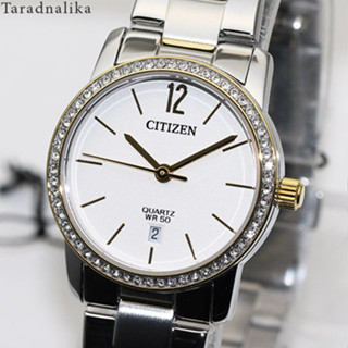 นาฬิกา CITIZEN Crystal lady ควอทซ์ EU6038-89A (ของแท้ รับประกันศูนย์) Tarad Nalika