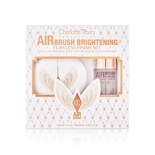 ✅พร้อมส่ง/ของแท้💯✅ CHARLOTTE TILBURY Airbrush Brightening Flawless Finish Set 2 Item