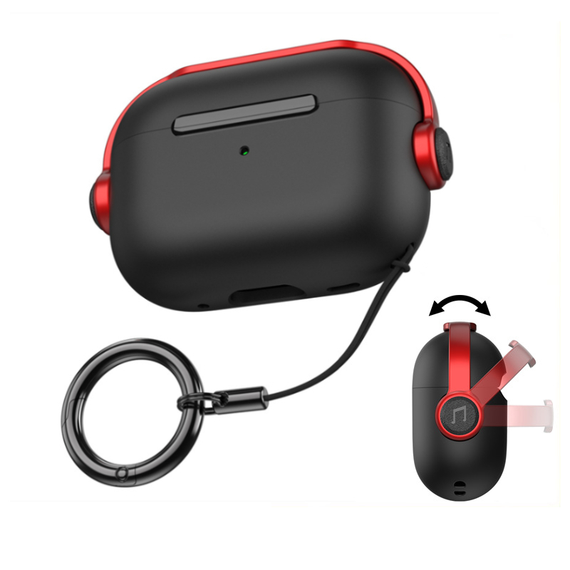 เคสแอร์พอด Pro3 (AirPods4) Case Airpods Gen รุ่นที่ 4 3 2 1 แบบฝาครอบ เคสแอร์พอดน่ารัก พร้อมที่คล้อง เคสสำหรับ (Model.5)