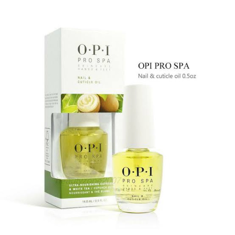 OPI PRO SPA Nail & Cuticle Oil บำรุงเล็บและจมูกเล็บ  จาก grape seed, sesame, kukui, sunflower, cupua