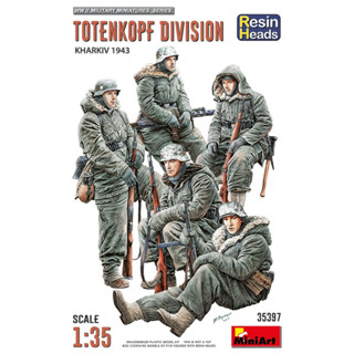 1/35 Totenkopf Division. Kharkov 1943. Resin Heads [MI 35397]