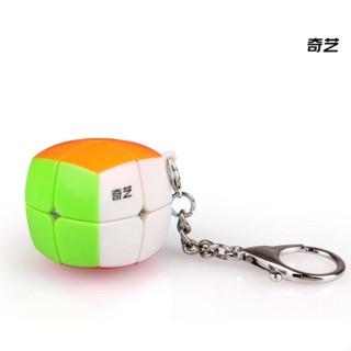 รูบิค Rubik 3x3 QiYi MiNi StickerLess แบบใหม่ เป็นพวงกุญแจได้ด้วย พกติดตัวได้ตลอด หมุนลื่นมาก ของแท้100%