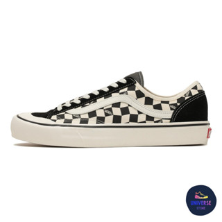 [ของแท้ ส่งฟรี PRE-ORDER] VANS STYLE 136 DECON VR3 SF - CHECKERBOARD BLACK/MARSHMALLOW