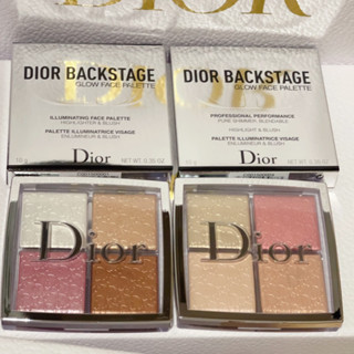 เคาน์เตอร์ไทย DIOR BACKSTAGE พาเลท Glow Face Palette 001,004