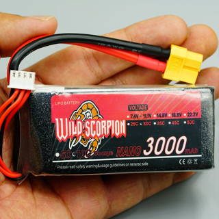 Lipo Wild Scorpion 3000mA/11.1 V/30C  Battery