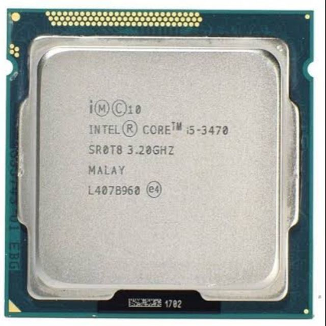 Intel Core i5-3470 3.2GHz 4Cores 4Threads Socket 1155 Gen3 ฟรีซิลิโคน