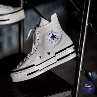 [ของแท้ ส่งฟรีจากไทย] CONVERSE CHUCK 70 PLUS CANVAS HI CREAM