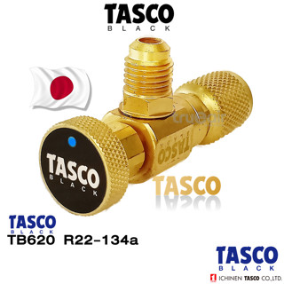 TASCO Black เซฟตี้วาล์ว TB620  R22 ™ Chargin Valve TB620 1/4" x 1/4"  Control Valveใน