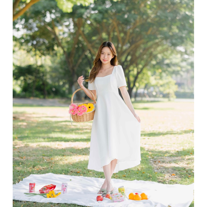BROWN.BKK – IRENE DRESS สดใสละมุนละไมแบบมินิมอลสไตล์โคเรีย ออนนี่อย่างเราต้องตามเก็บ! ราคา ถูกที่สุด ดีลบีเคเค แกลเลอรีภาพที่ 3