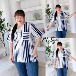 🔥Plussize🔥เสื้อคนอ้วน🔥 S รอบอก(bust) 48”สะโพก(hip) 52”      M รอบอก(bust) 52”สะโพก(hip) 56”