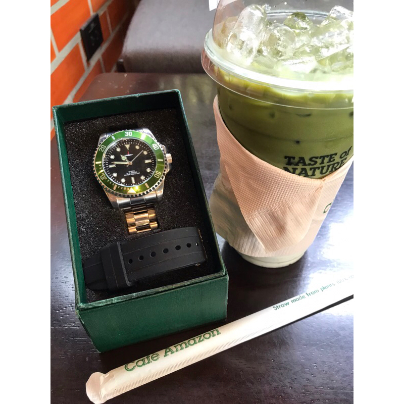 นาฬิกา Pinnacle รุ่น RO series(Green Color)