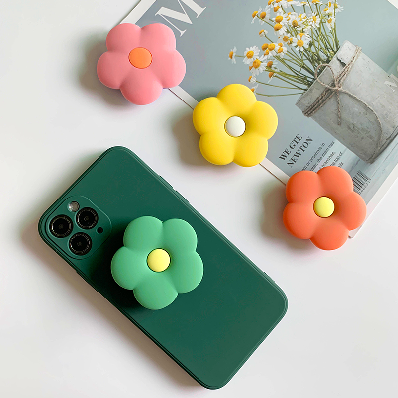 Griptokลายน่ารัก ติดหลังโทรศัพท์ แบบป๊อปอัพ ลายดอกไม้ ก้อนเมฆ สีสันสดใส – โปรปัง