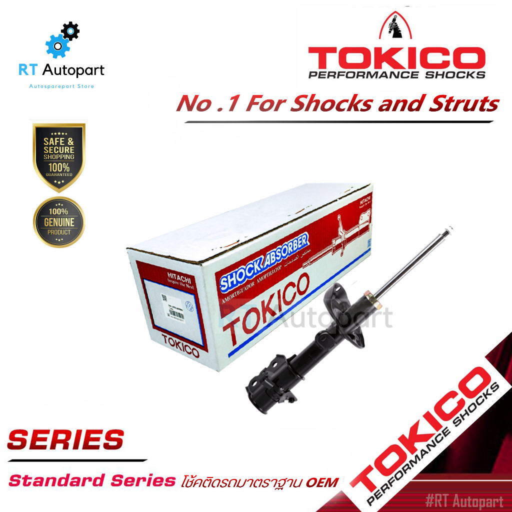 Tokico โช้คอัพหน้า Honda CRV G3 2.0 2.4 ปี07-11 / โช้คหน้า โช๊คอัพหน้า / B3299 B3300
