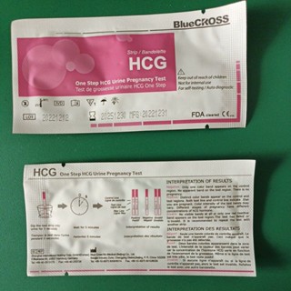 Bluecross HCG ชุดช่วยตรวจการตั้งครรภ์ ( 1 ชิ้น)