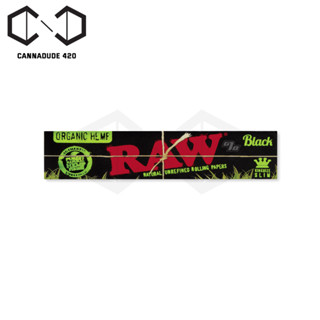 RAW Black Organic 110mm กระดาษ Raw rolling paper Raw Black organic