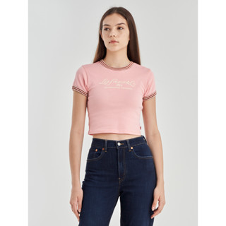 Levis® Womens Graphic Ringer Mini T-Shirt