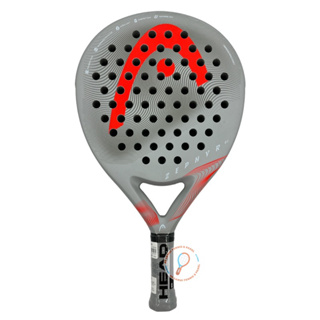 ไม้พาเดล เทนนิส tennis Padel Racket Head Zephyr UL 2023 สี เทา แดง หนัก 340 ของแท้ พร้อมส่ง