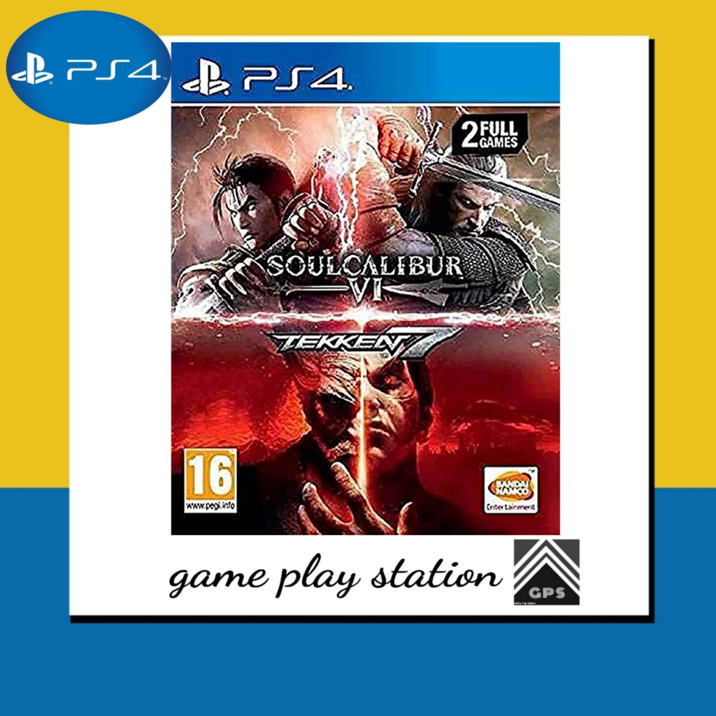 ps4 tekken 7 + soul calibur vi ( english zone 2 )