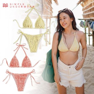 155 Simple Underwear bikini บิกินี่ สม็อก ทรงสามเหลี่ยม ผูกข้าง