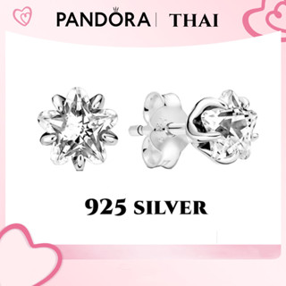 [ส่งจากกรุงเทพ]P เงิน925 ต่างหู ตุ้มหู shining star earrings เครื่องประดับแฟชั่นสตรี 100%